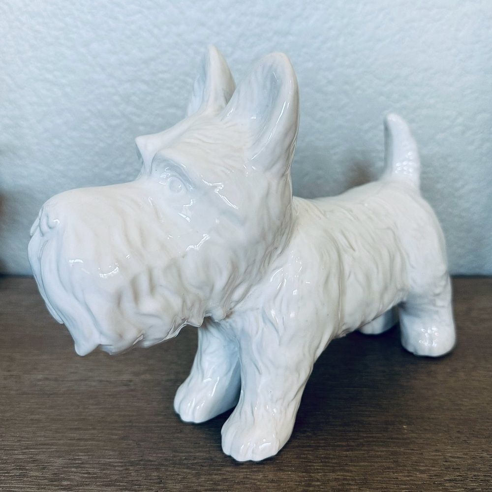 Scottie Dog Scottish Terrier Ceramic Figure Decor